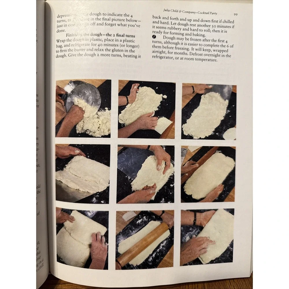 Julia Child & Company Cookbook‎ 1978 1st Ed Hardcover Lot W/ Brochure DJ Wear